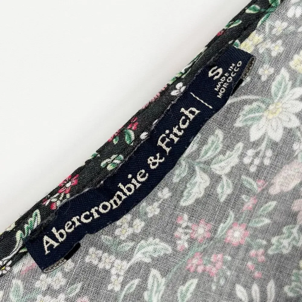 Abercrombie & Fitch Floral Ruffle Romper Size S - Picture 5 of 5